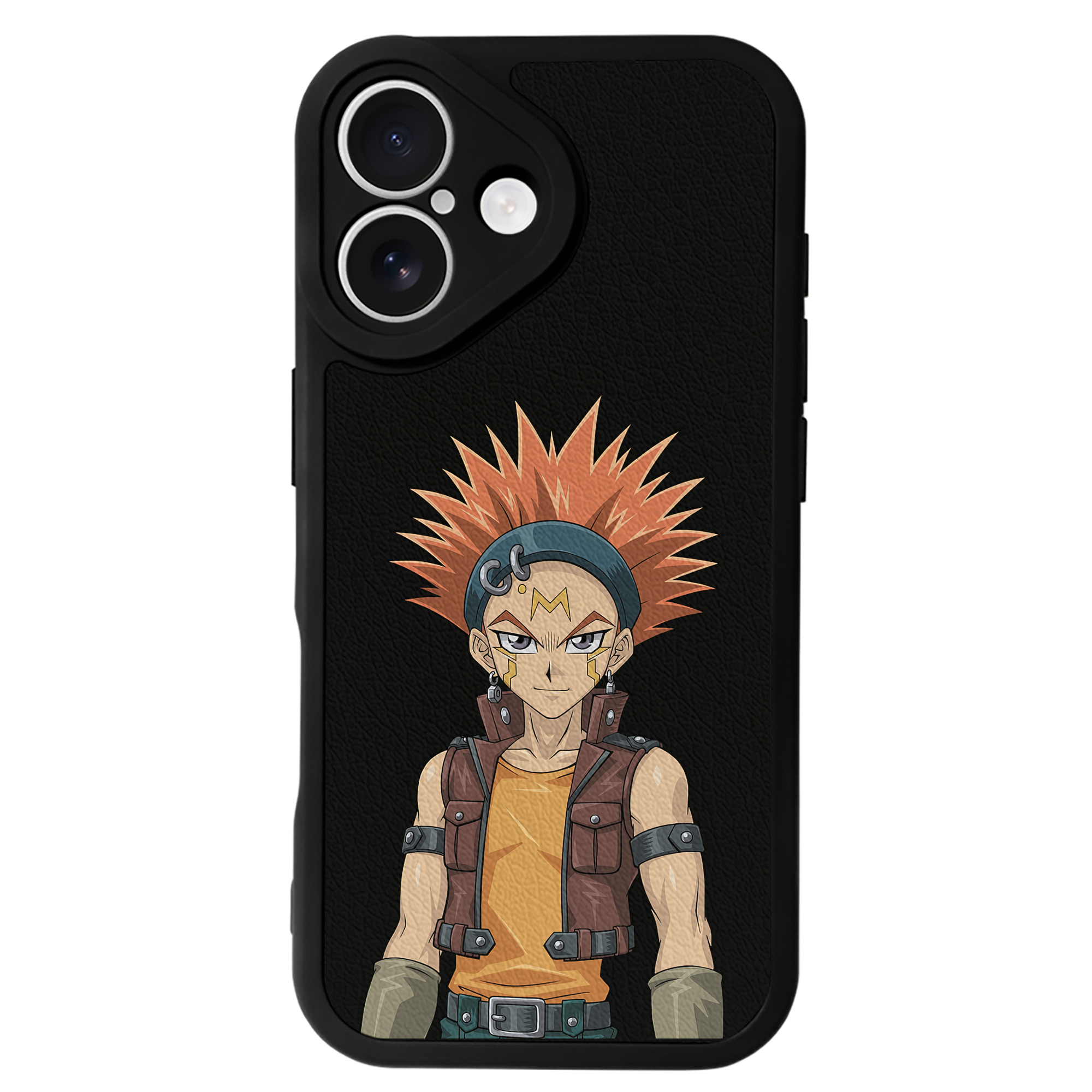 遊☆戯☆王 Yu-Gi-Oh! 【iPhone 16シリーズ対応】シリコンスマホケース（レザー調） 材質：シリコン